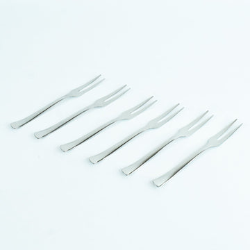 Apex 6 In 1 Stainless Steel Fruit Fork (1 Set) Wukusy