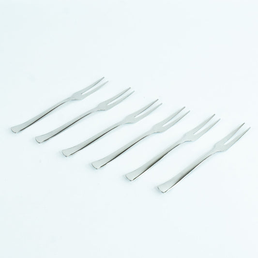 Apex 6 In 1 Stainless Steel Fruit Fork (1 Set)