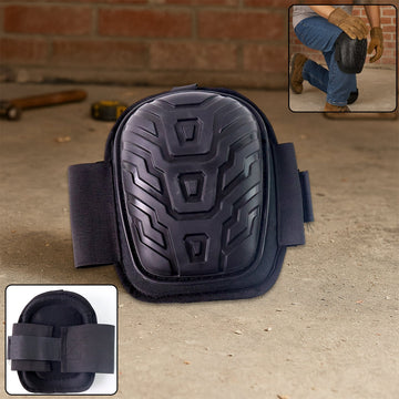 Heavy-duty Work Knee Pad With Shock-resistant Shell  Adjustable Straps (1 Pc) Wukusy