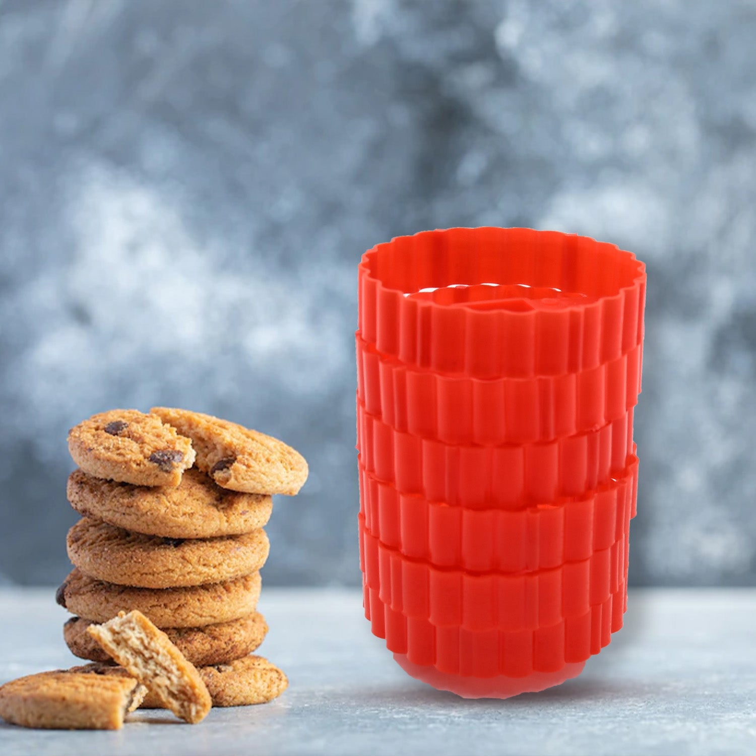 5978  Cookie Cutters Set Plastic Easter Biscuit Cutting Tool For Diy Cake Decoration Fondant Biscuit Cookie Pastry Sandwich (6 Pc Set ) Wukusy