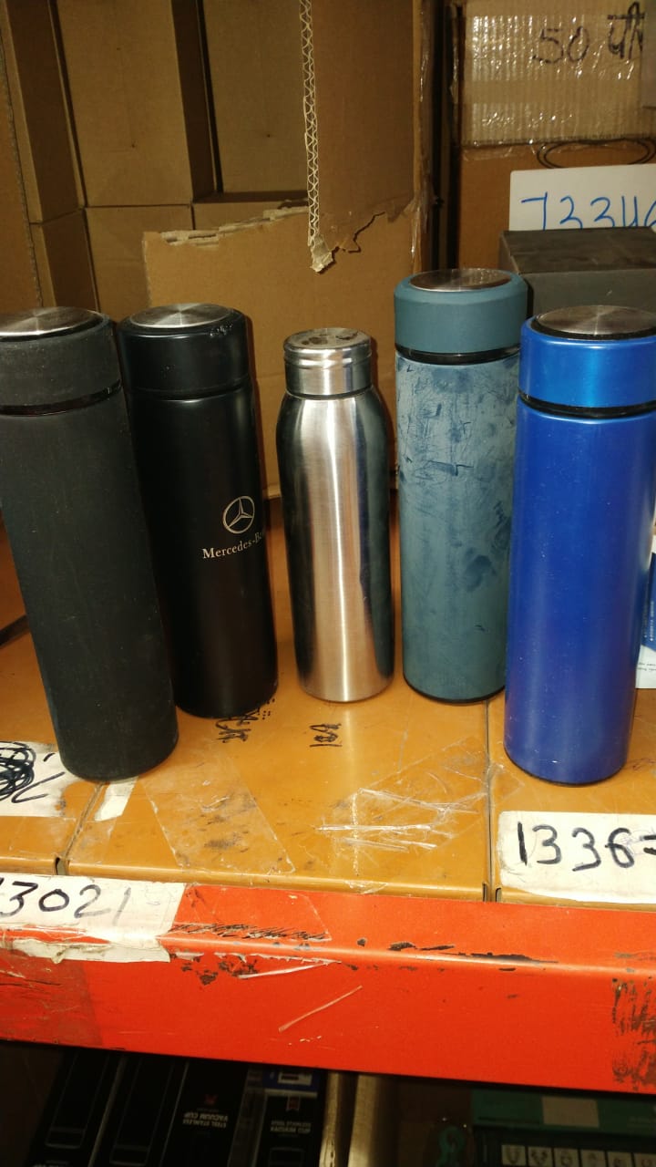 13011unbreakable Stainless Steel Leak Proof Fridge Water Bottle Cold  Hot Steel Bottle Leak Proof  Office Bottle  Gym  Home  Kitchen  Hiking  Trekking  Travel Bottle (500 Ml) Wukusy