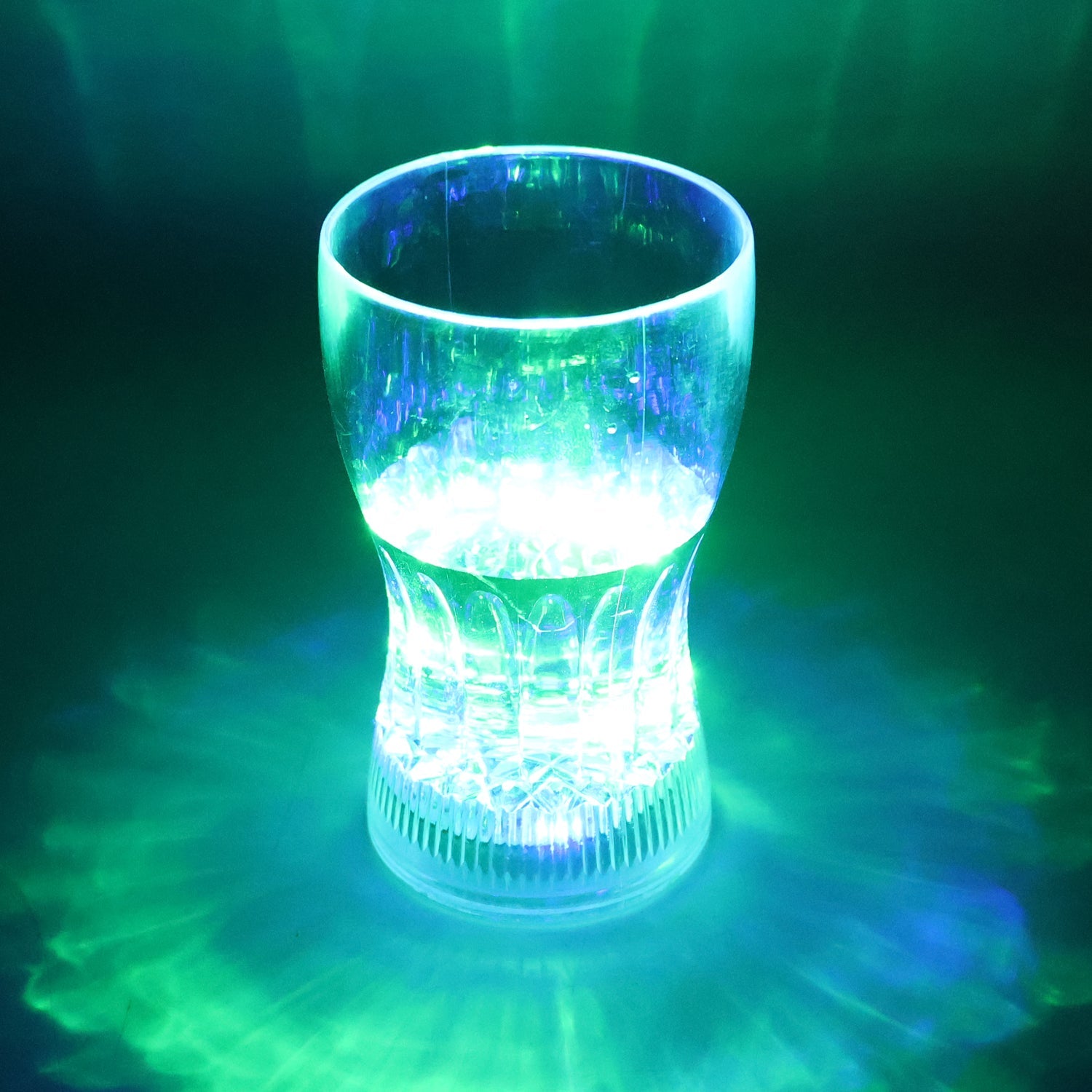Plastic Fancy Led Light Glass 200 Ml (1 Pc) Wukusy