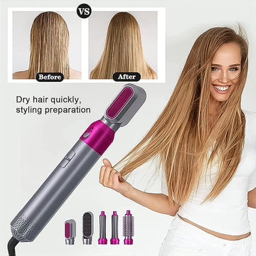 5 In 1 Hair Dryer Brush Multifunctional Hot Air Styler Hair Tools Wukusy