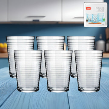 Apex Pyramid Ringo Plastic Glass  300ml Approx  Durable Crystal-clear Tumbler Wukusy