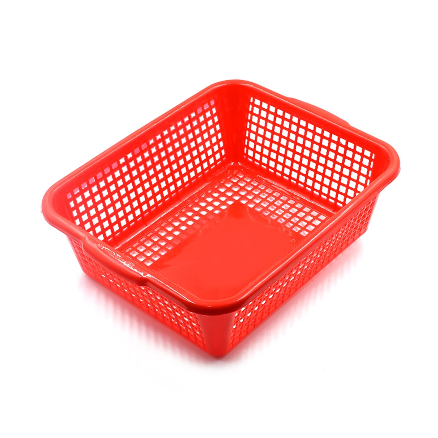 5953 Multipurpose Drain Basket Shelves Fruit And Vegetable Washing Basket Rectangular Plastic Kitchen Sink Water Filter Basket (1pc) Wukusy