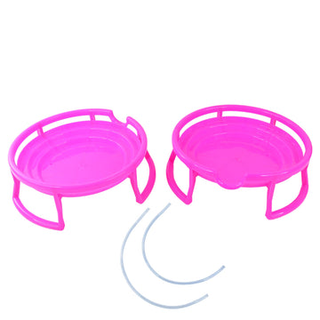 Plastic Water Pot Stand Set (2 Pc) Wukusy