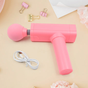 Massage Gun Deep Relax Powerful Muscle Massager Usb Chargeable (1 Pc) Wukusy