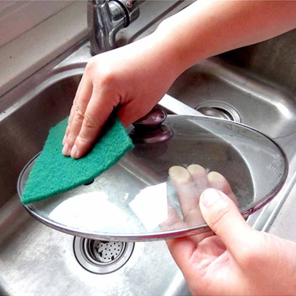 3438 Scrub Sponge Cleaning Pads Aqua Green Wukusy