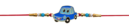 Car Rakhi With Red Thread  For Kids Wukusy