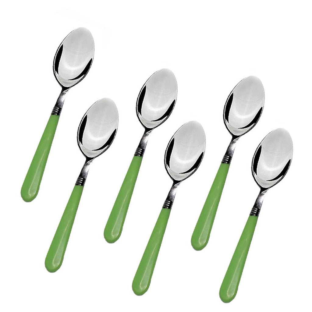 2269 Stainless Steel Spoon With Comfortable Grip Dining Spoon Set Of 6 Pcs Wukusy