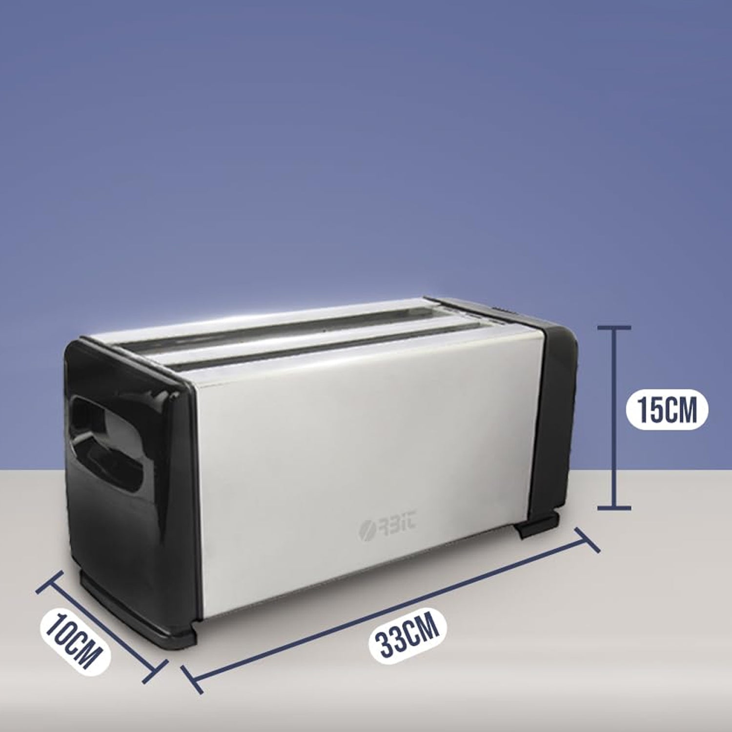 Orbit Adjustable Pop-up Toaster - 1200w Wukusy