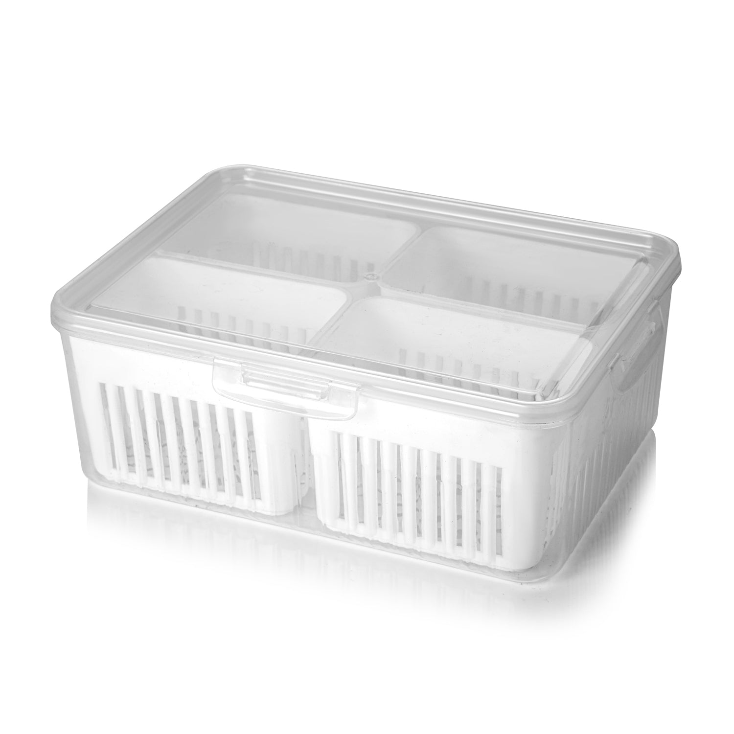 Fridge Storage Boxes Freezer Storage Containers Container For Kitchen Storage Set Storage In Kitchen Vegetable Storage Draining Crisper Refrigerator Food Box (1 Pc) Wukusy