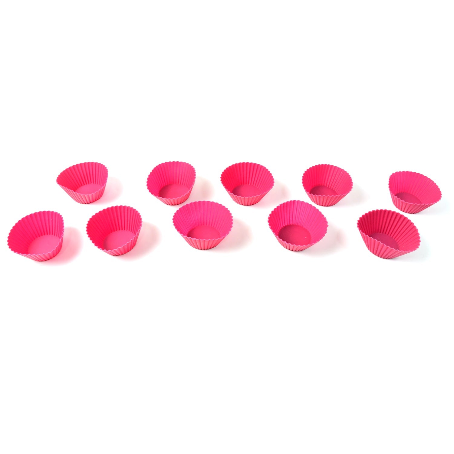 Silicone Cup Cake Mould (10 Pcs Set) Wukusy