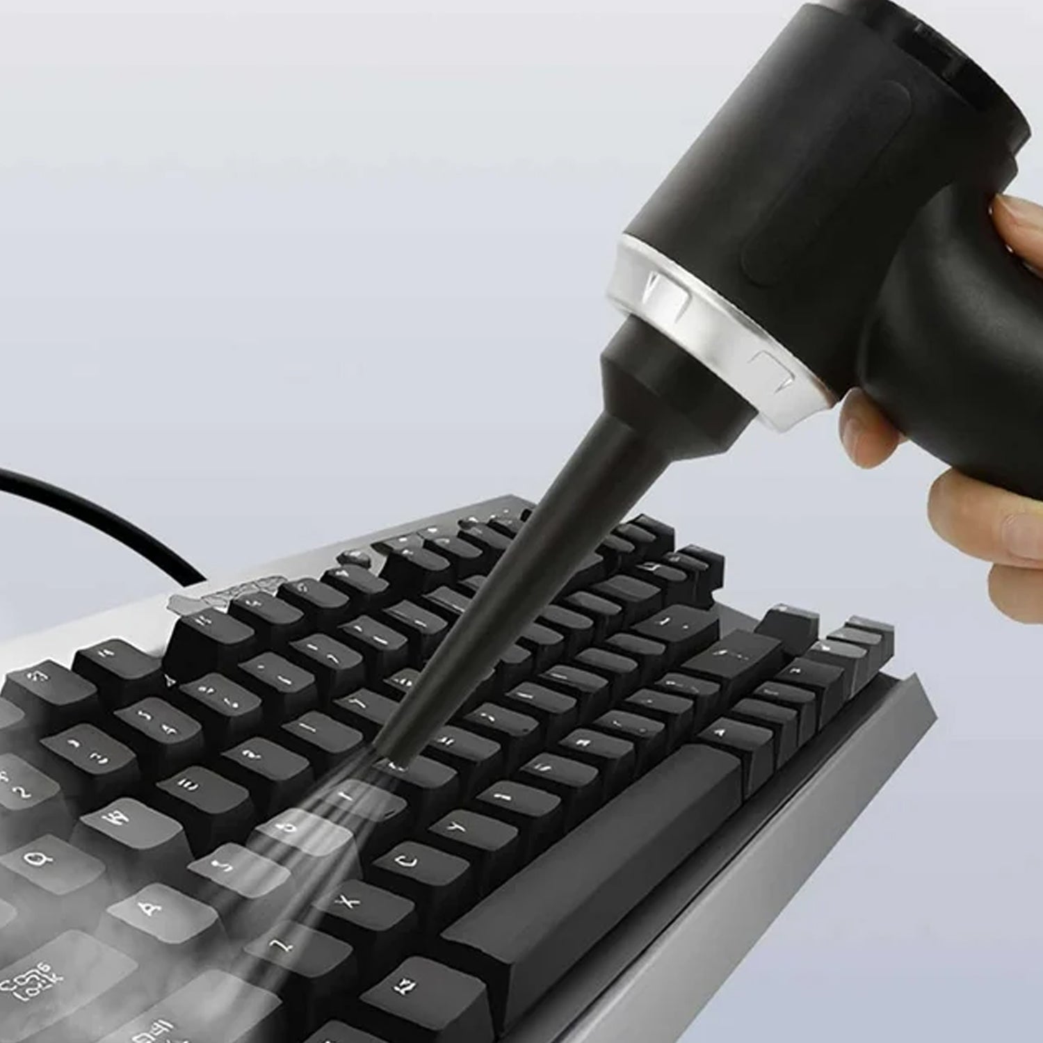 7394 3 In 1 Car Mini Vacuum Cleaner With Blower Wireless Portable Rechargeable Handheld High Power Suction Vacuum Cleaning Machine For Home Car Computer Keyboard Cordless Air Blowing Dusting Wukusy