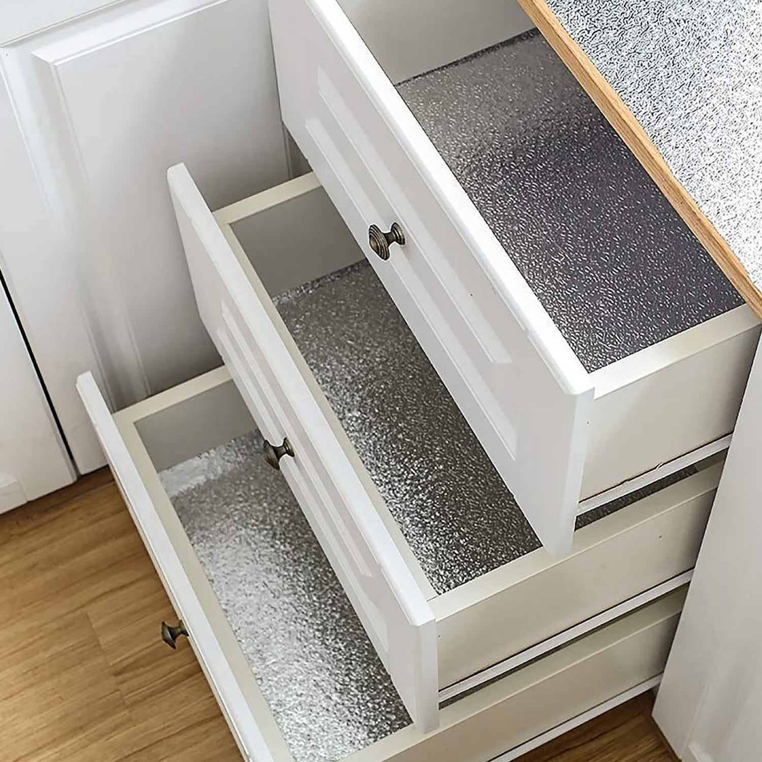 Self-adhesive Kitchen Back Splash Wallpaper Aluminum Foil Wall Paper (60200 Cm) Wukusy