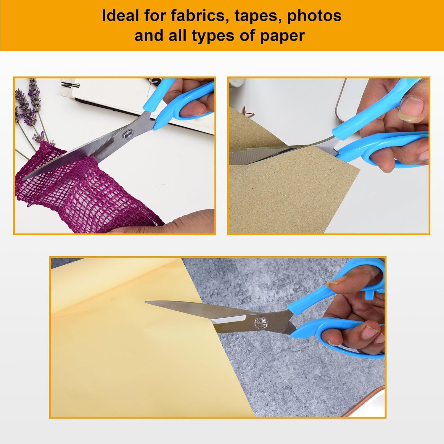 556 Carbo Titanium Stainless Steel Scissors (10 Inch) Wukusy