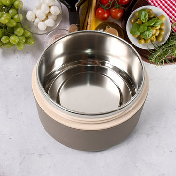 8716 Ganesh Cresta Food Insulated Airtight Leak-proof Lunch Box With Spoon For Office School Picnic (1pc) Wukusy