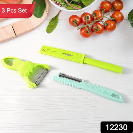Kitchen Vegetable Peelers (3 Pc Set) Wukusy