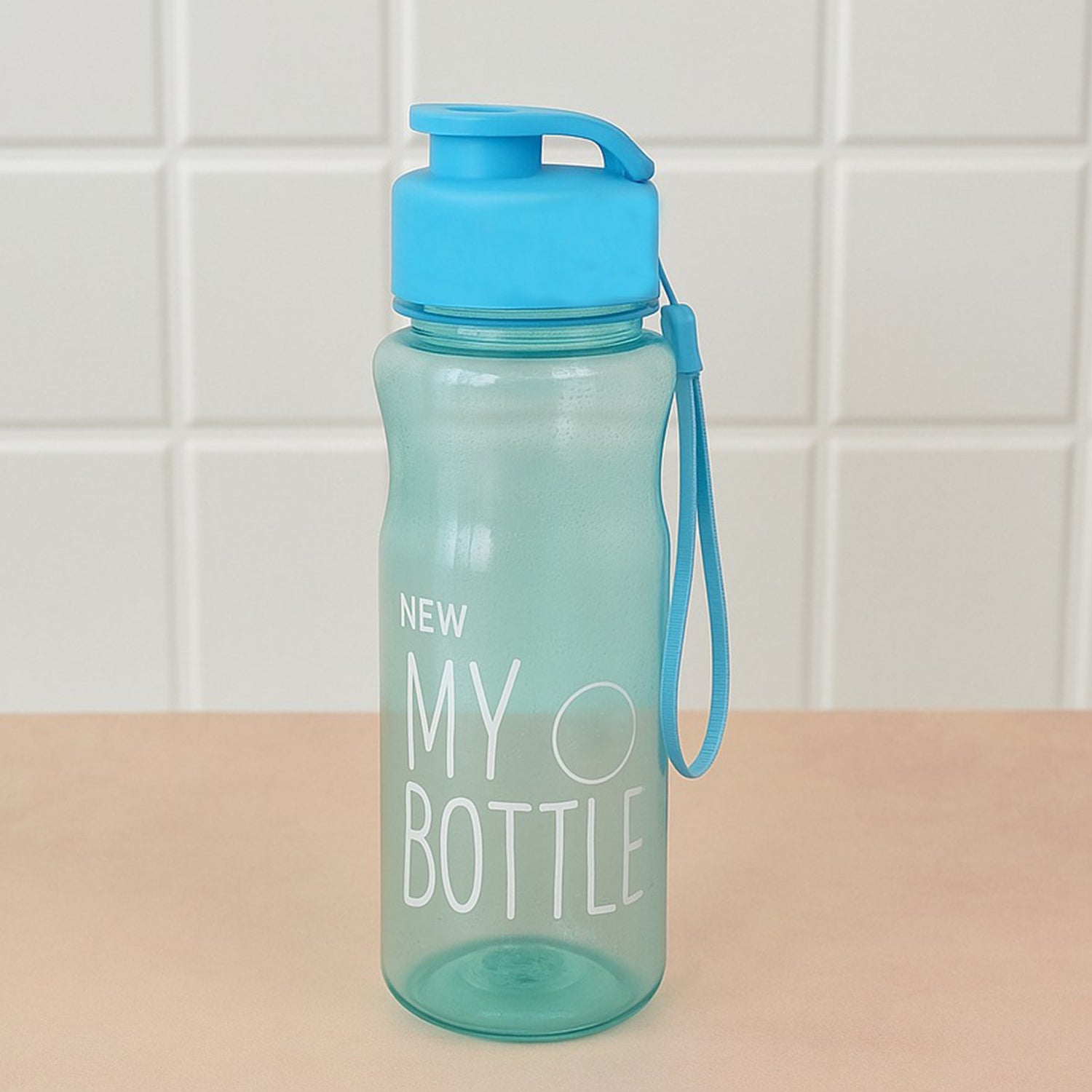 Bpa-free Plastic Sports Water Bottle (Approx. 400 Ml  1 Pc) Wukusy