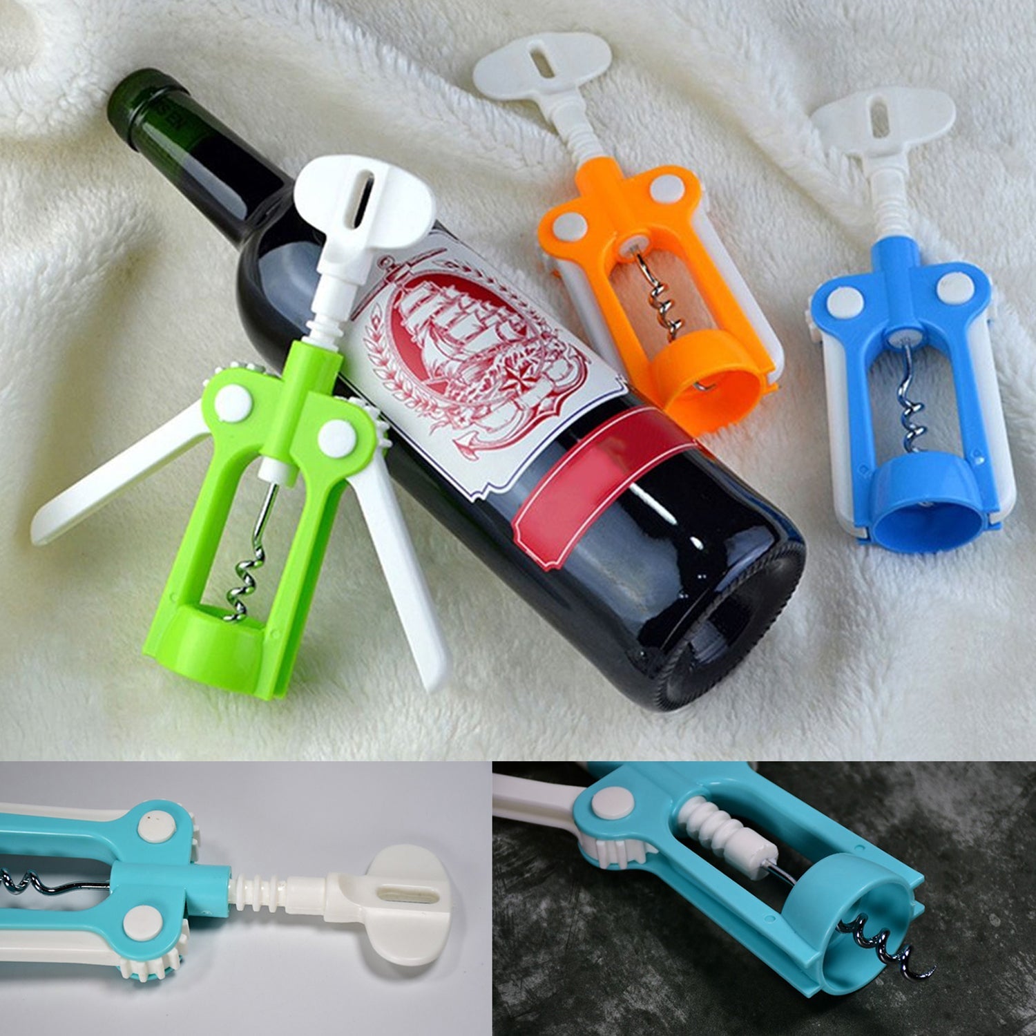 2816 Waiter Wine Corkscrew Bottle Beer Cap Opener For Restaurants Bar Home Wukusy