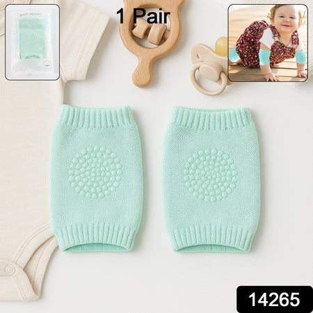 Mint Green Toddler Wool Knit Leg Warmer (Knee Guard) Wukusy