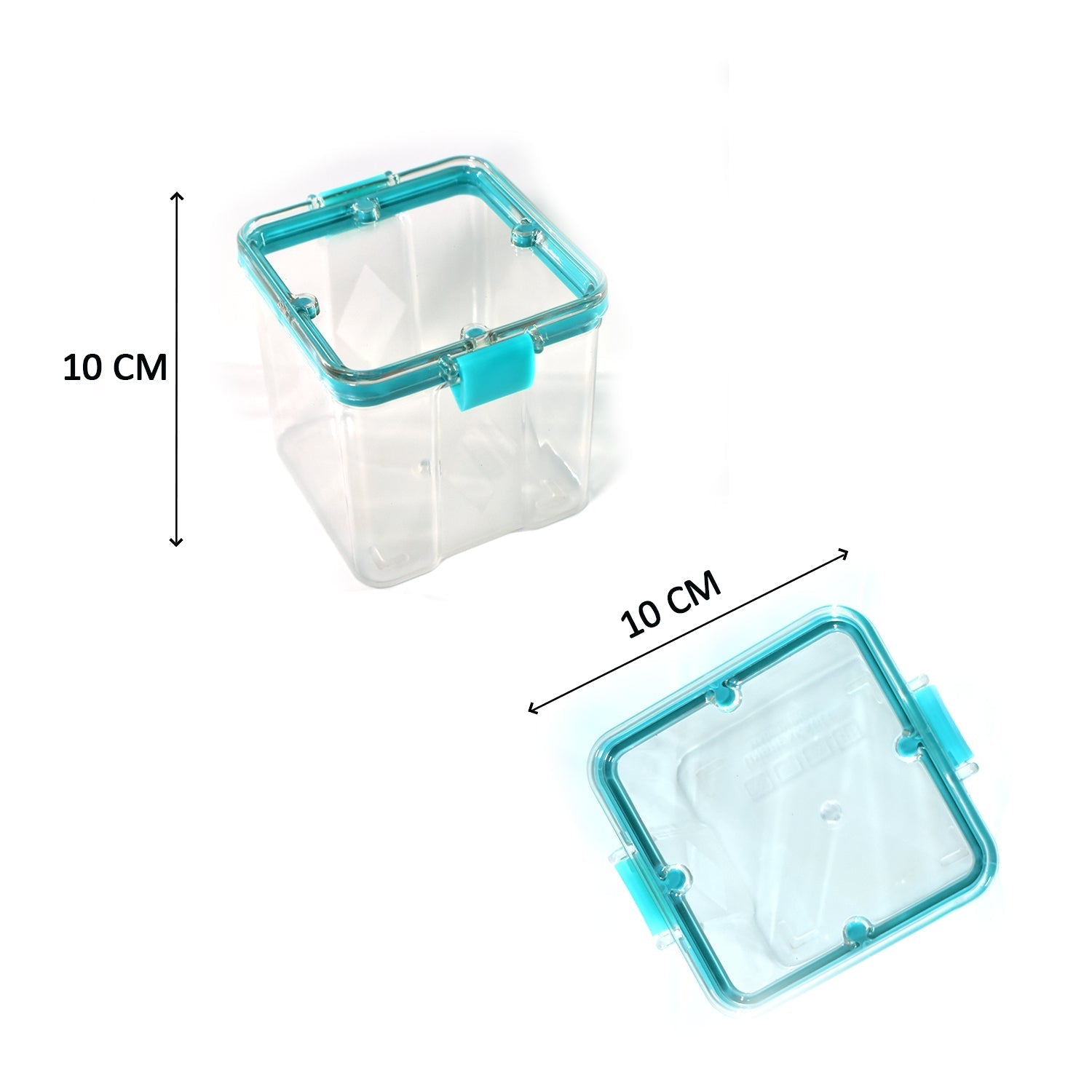 2763 4pc Square Container 700ml Used For Storing Types Of Food Stuffs And Items. Wukusy