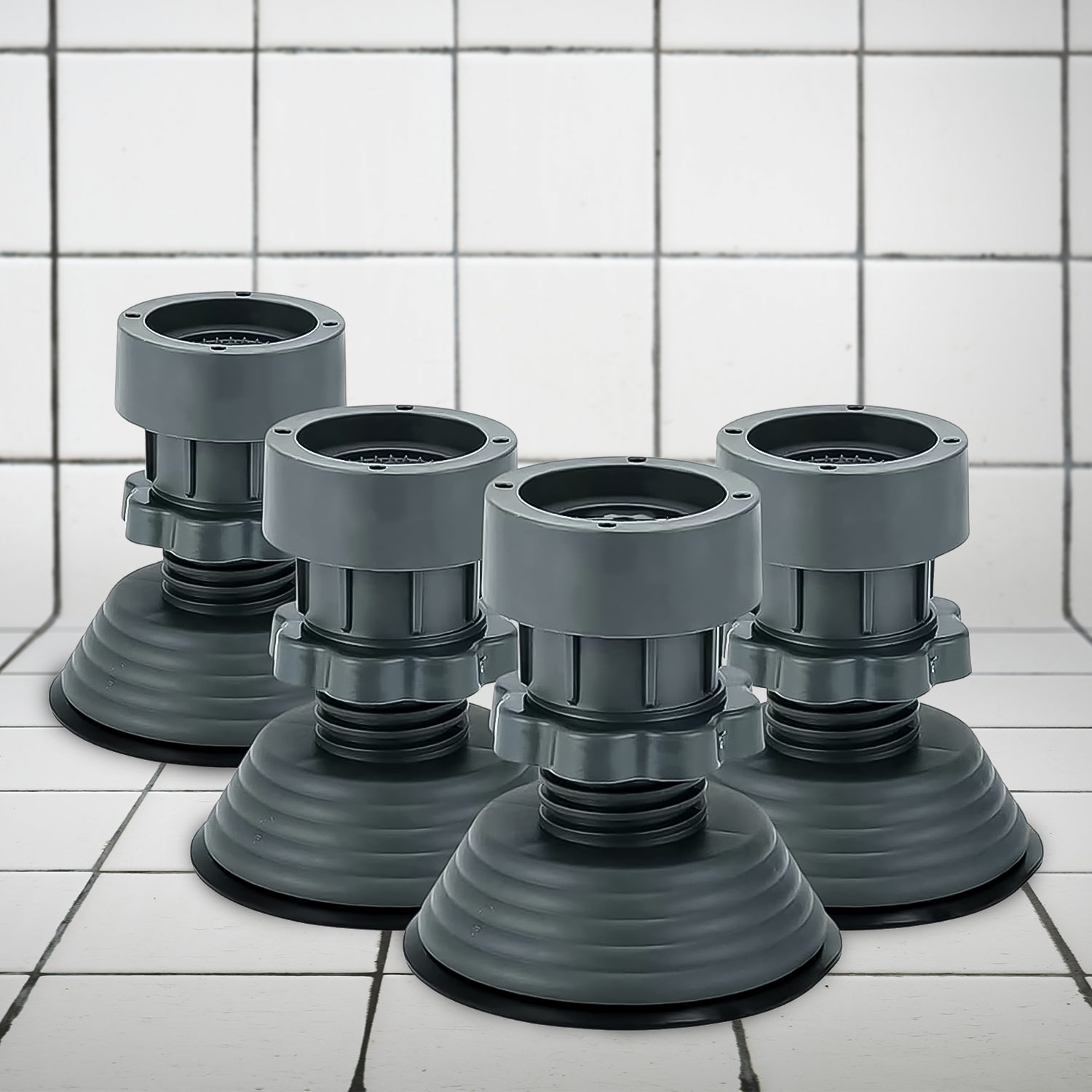 Adjustable Multipurpose Antivibration For Appiances (Set Of 4pc) Wukusy