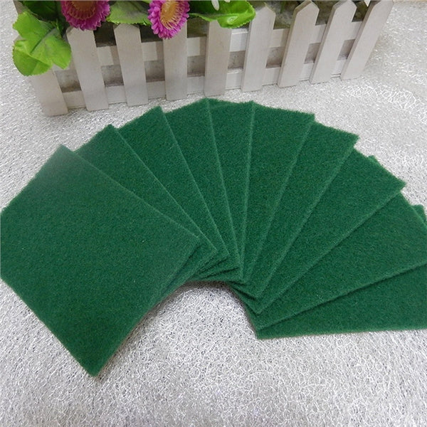 3410 Scrub Sponge Cleaning Pads Aqua Green  10pcs Wukusy
