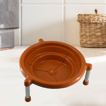 0150 Multipurpose Matka Stand  Plant Pot Water Pot Stand Plastic For Home  Kitchen (1pc) Wukusy