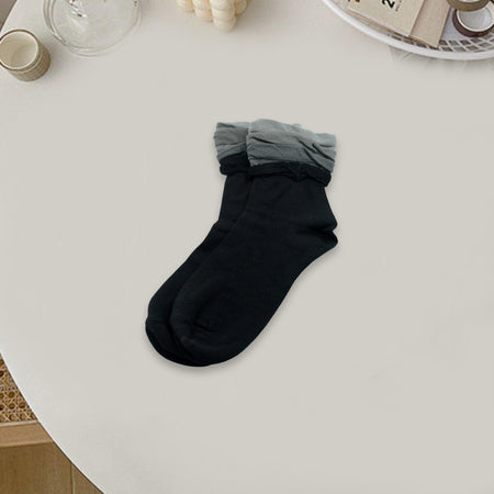 7296 Soft Mix Socks Best Quality Socks ( 1 Pair ) Wukusy