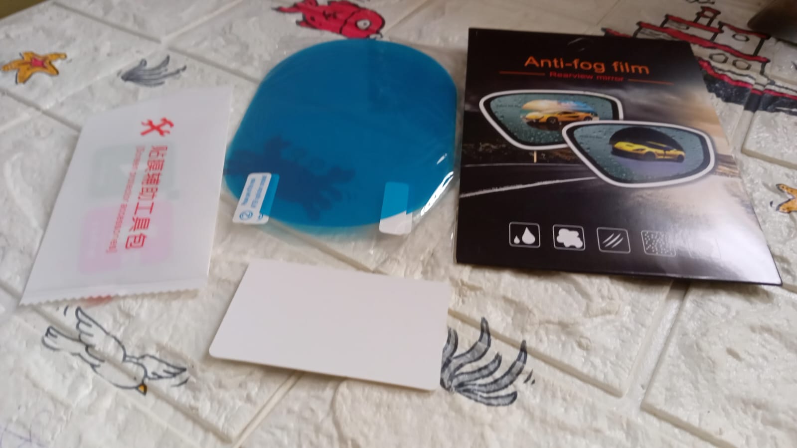 7552 Anti Fog Anti Scratch Interior Rearview Car Mirror Film Waterproof Hd Clear Protective Sticker Film For Safe Driving Car Mirrors Side Windows Wukusy