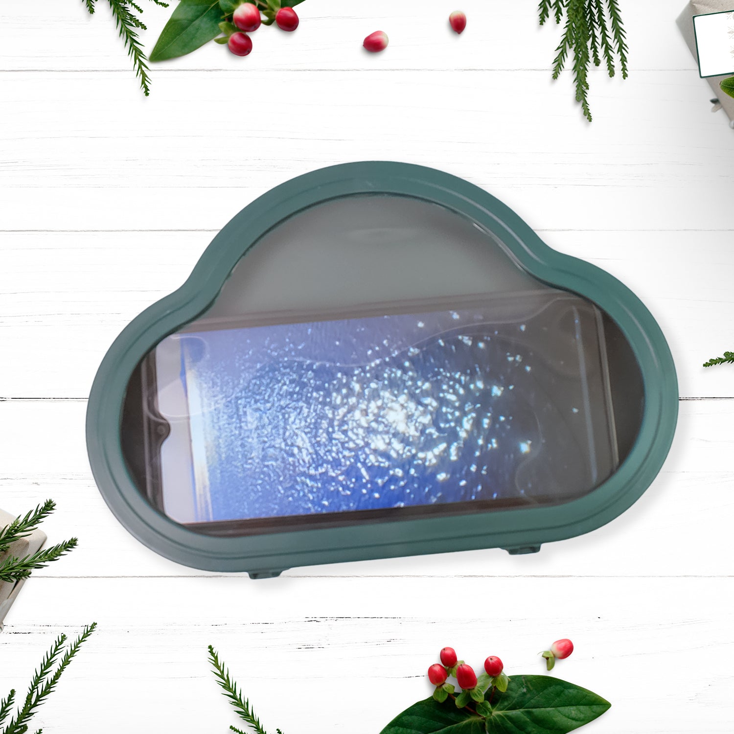 Smartphone  Mobile Stand Waterproof Case Smartphone Stand Case (1 Pc   Gray Colour) Wukusy