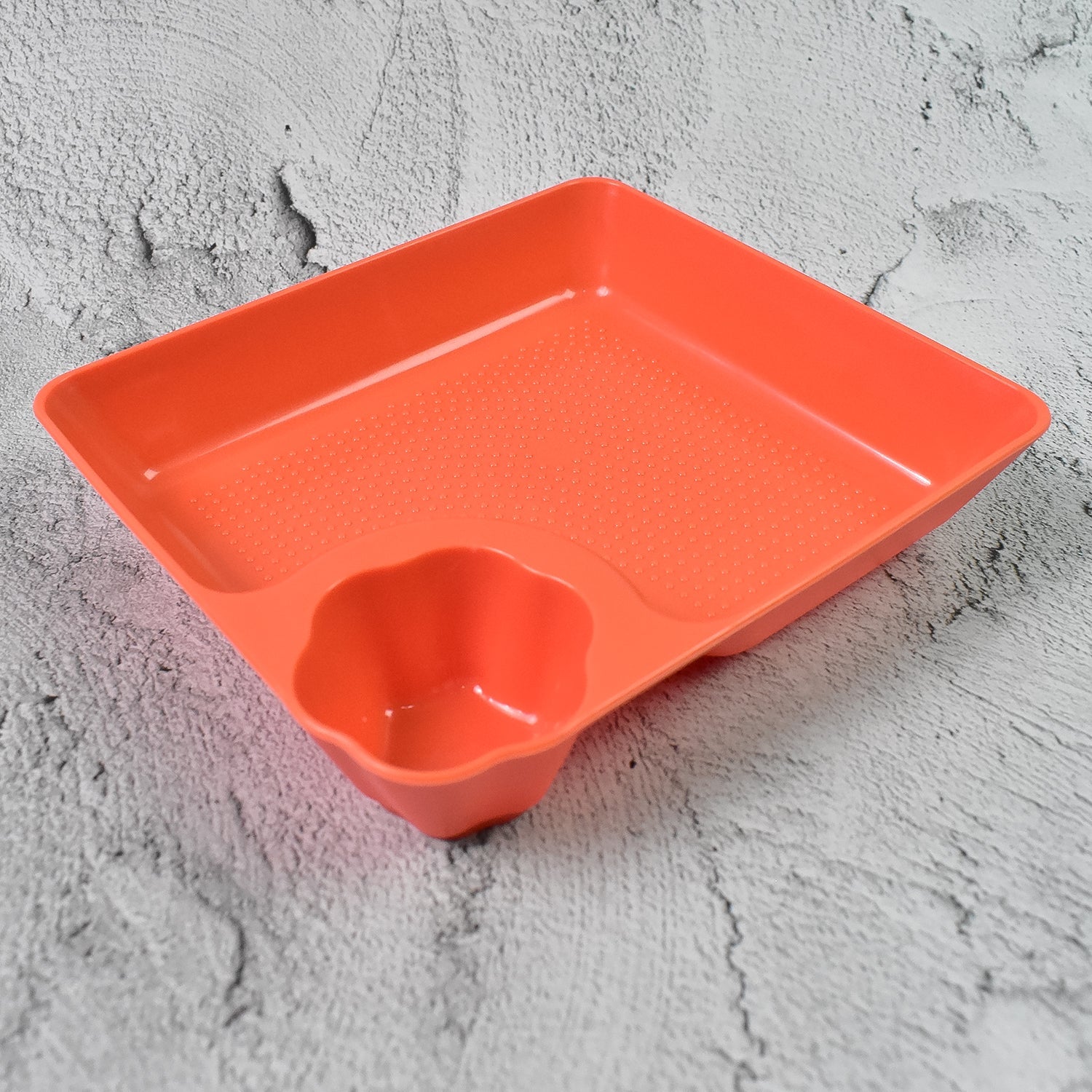 Plastic Plates With Dipping Saucer  Round Dip Part (1 Pc  1816 Cm  1 Pc) Wukusy