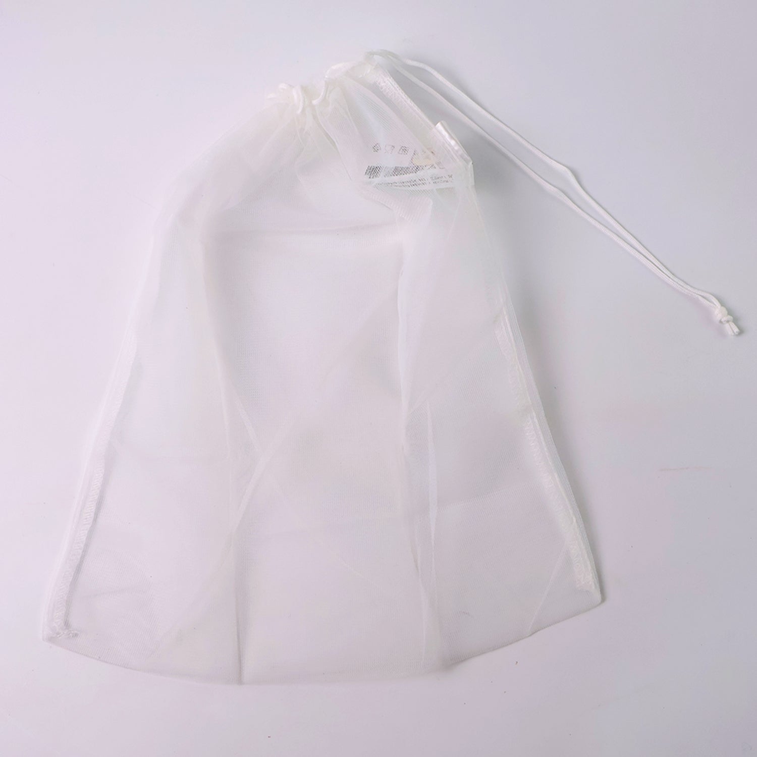 Reusable Transparent Drawstring Mesh Storage Bag (1 Pc) Wukusy