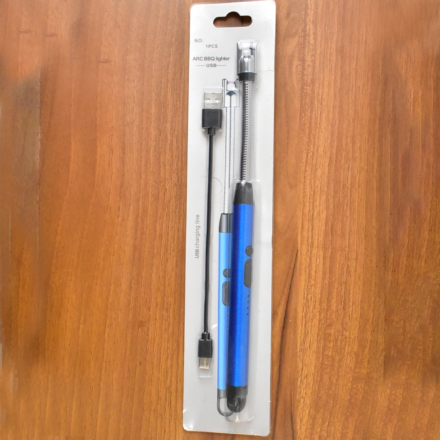 Metal Rechargeable Electric Arc Lighter With Flexible Neck (1 Pc) Wukusy