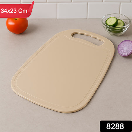 Durable Plastic Chopping Board 34x23 Cm (1 Pc) Wukusy