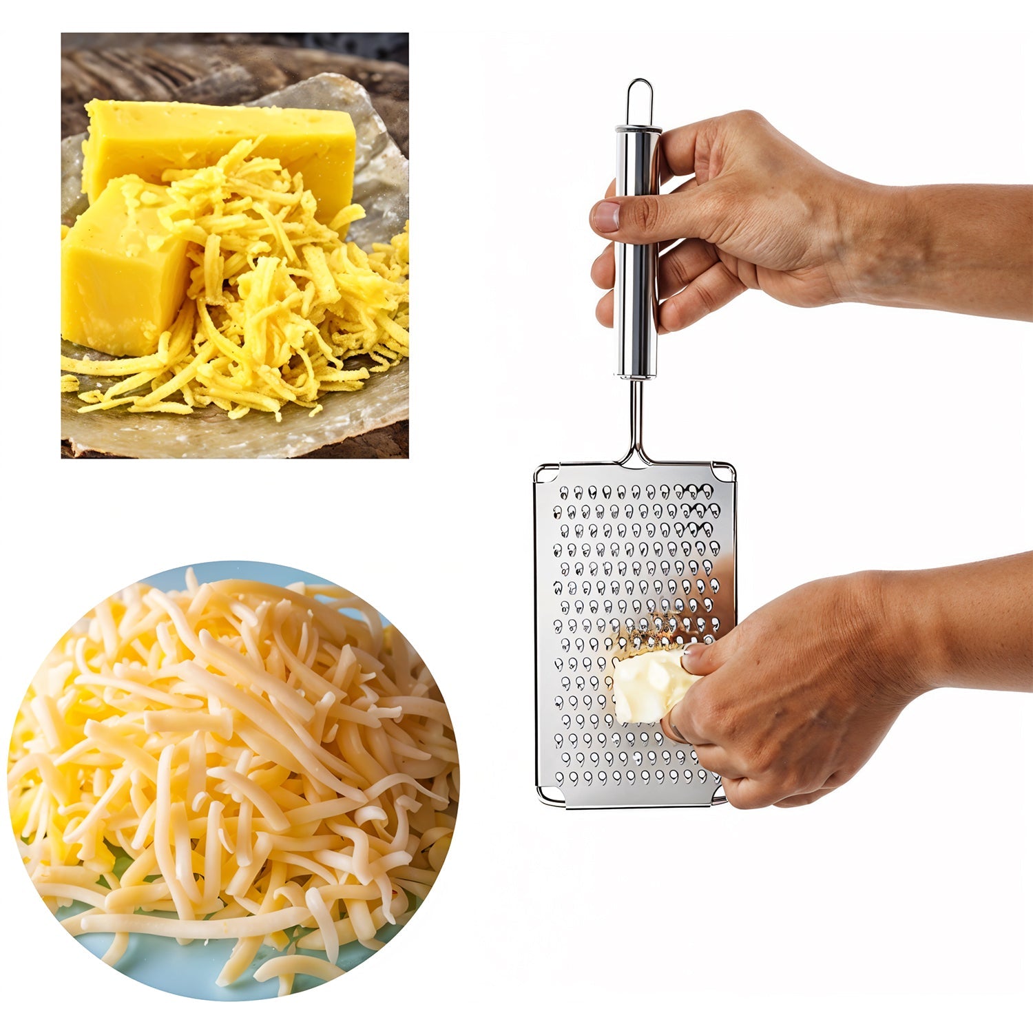Apex Premium Stainless Steel Vegetable Grater (1 Pc) Wukusy