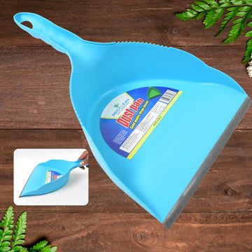 Heavy Plastic Dustpan With Handle (1 Pc) Wukusy