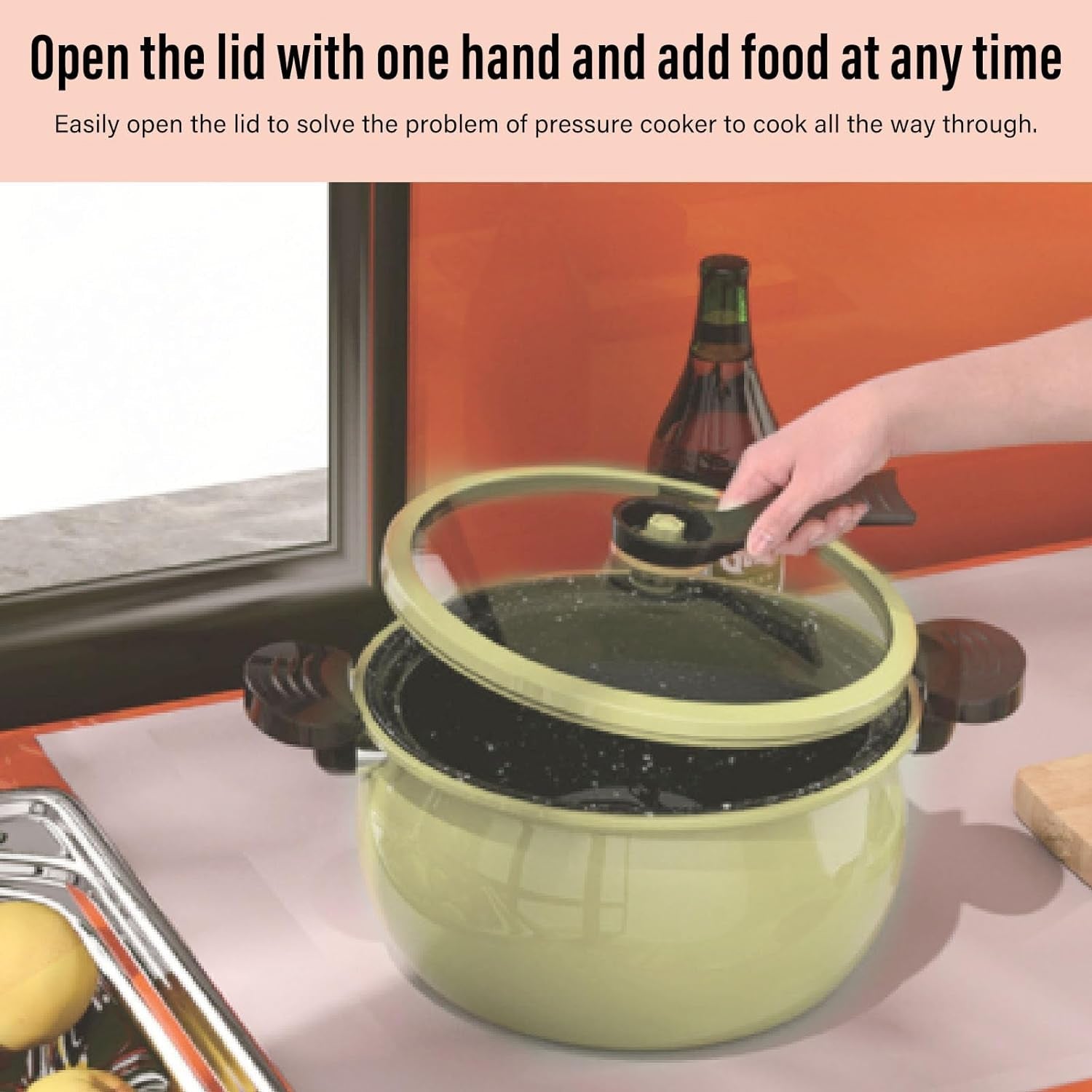 7938 Pressure Cooker Valve  Handle Kitchen Tool Plastic Handle  Valve (1 Pc) Wukusy