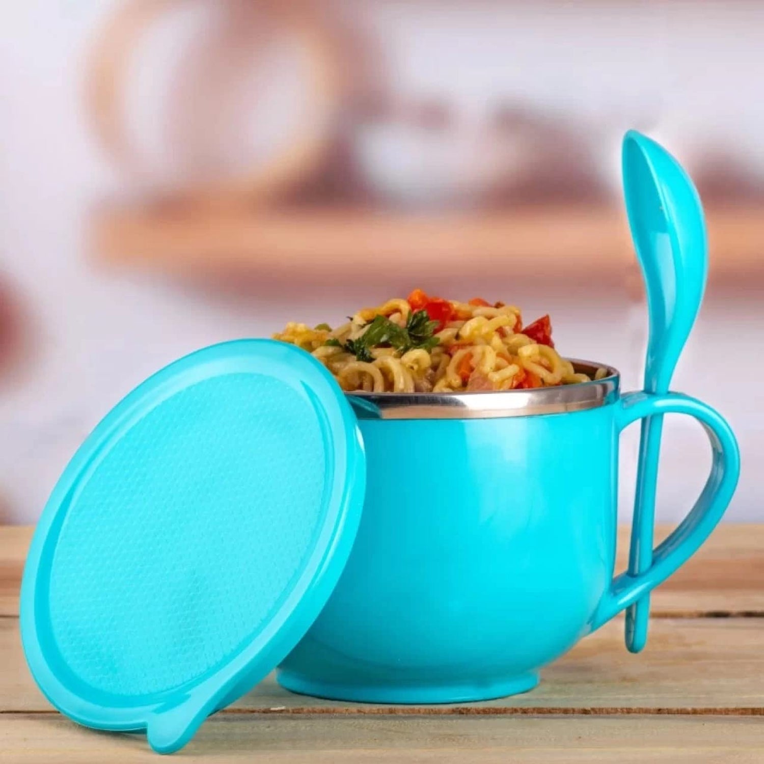 Home Chef Tangy Twist Insulated Lunch Bowl (Approx 650ml  1 Pc) Wukusy