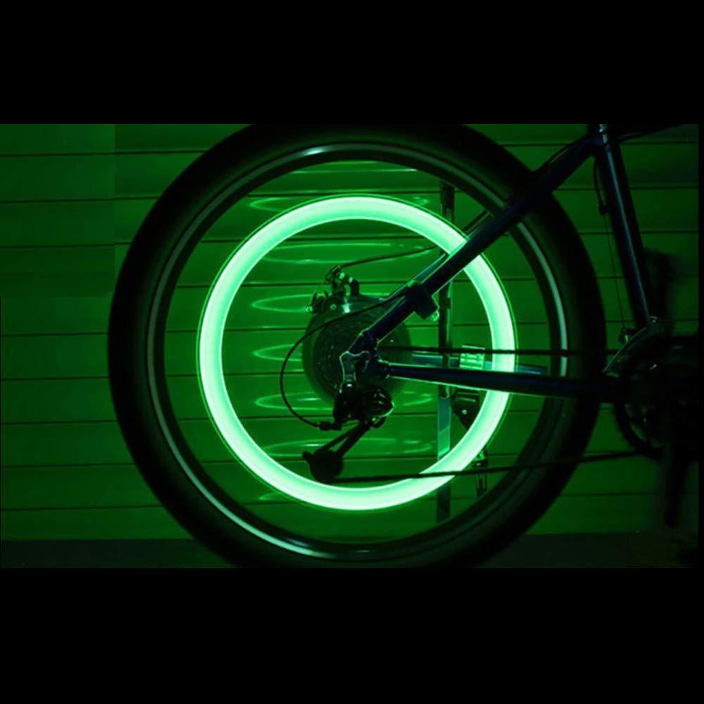 0543 Led Flash Light Lamp Tyre Wheel Valve Sealing Caps Wukusy