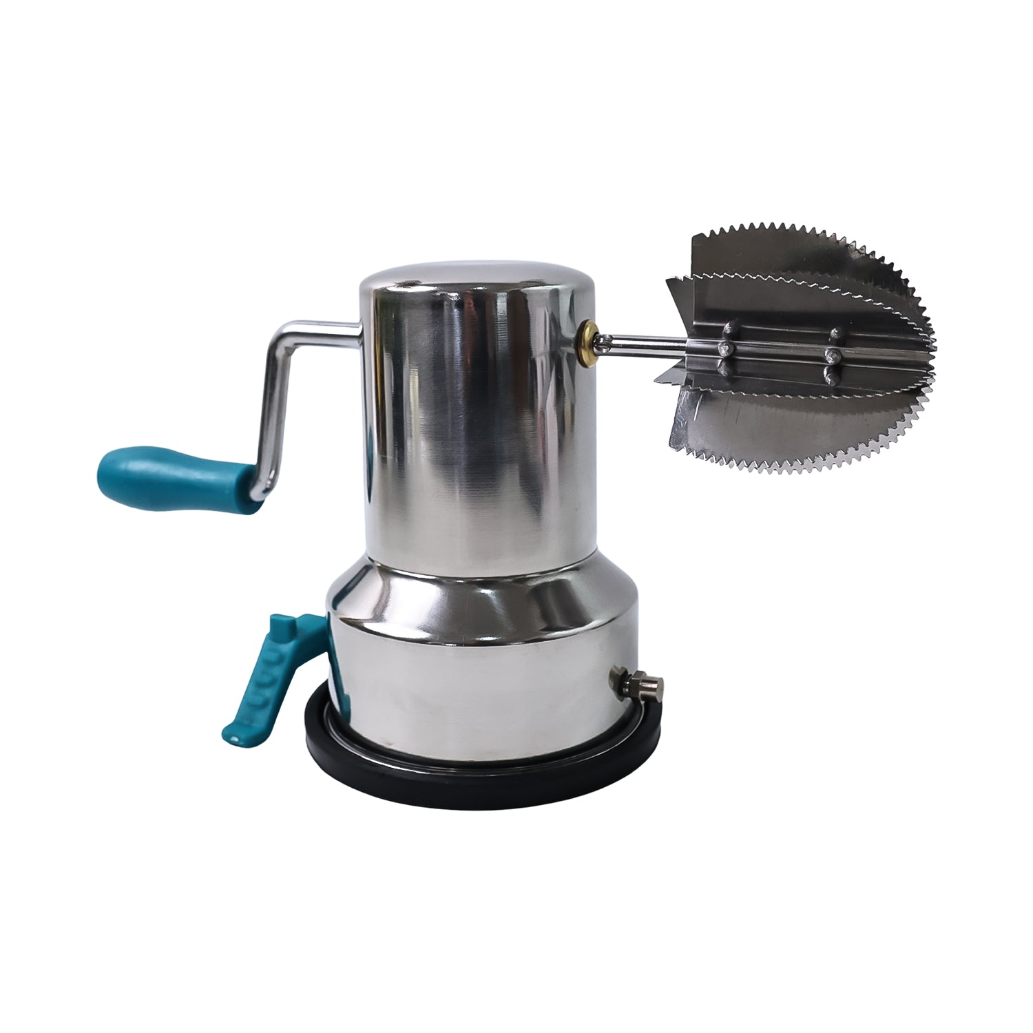 Supermom Stainless Steel Coconut Scraper With Vacuum Base (1 Pc) Wukusy