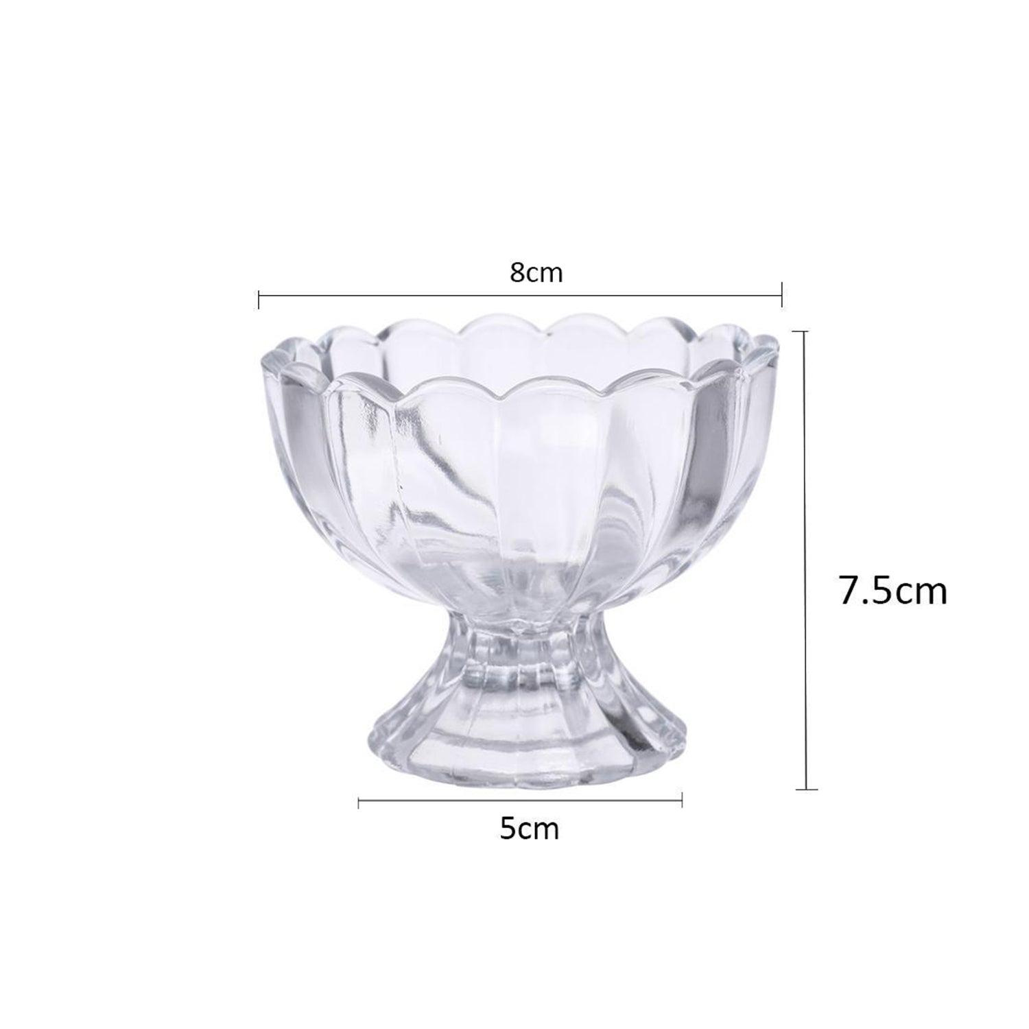0091c Serving Dessert Bowl Ice Cream Salad Fruit Bowl - 6pcs Serving Dessert Bowl Ice Cream Salad Fruit Bowl - 6pcs Wukusy