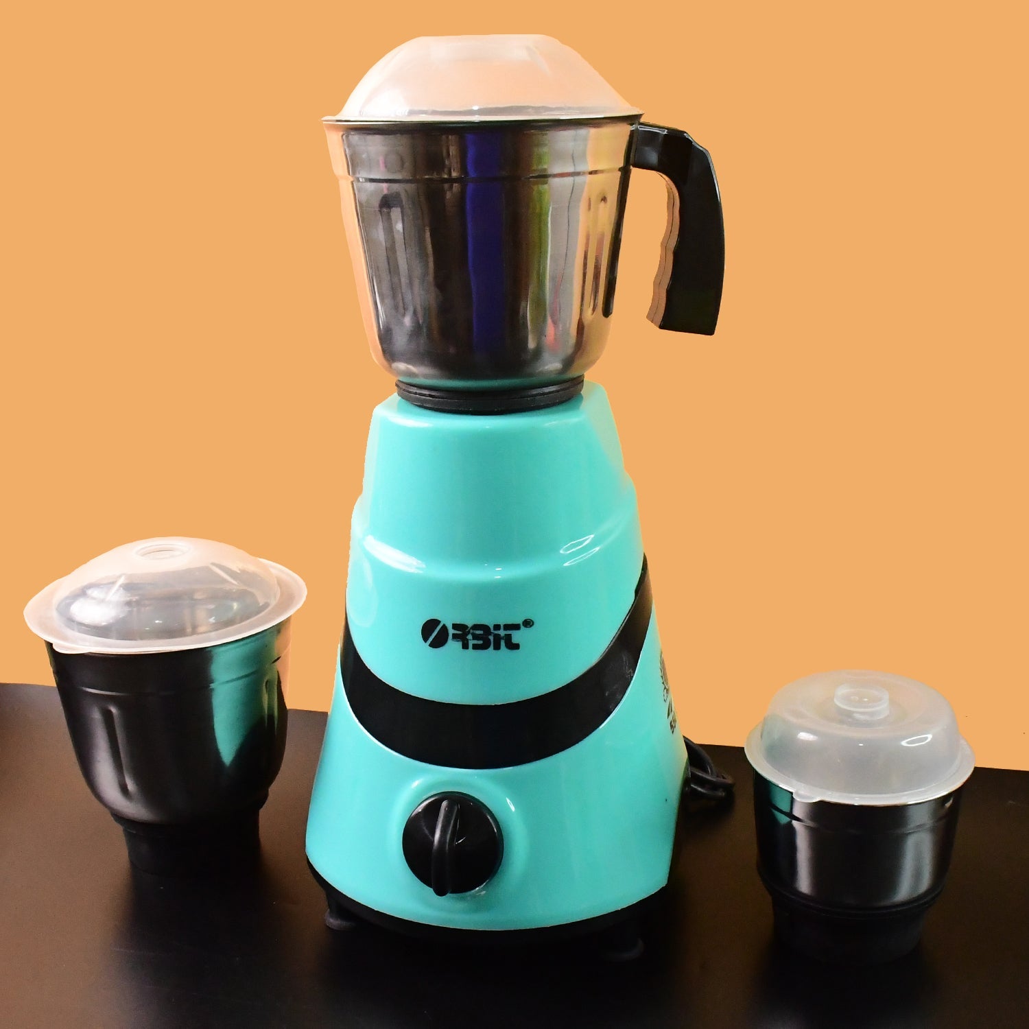 Orbit Mixer Grinder With 3 Stainless Steel Jars - 550w Wukusy