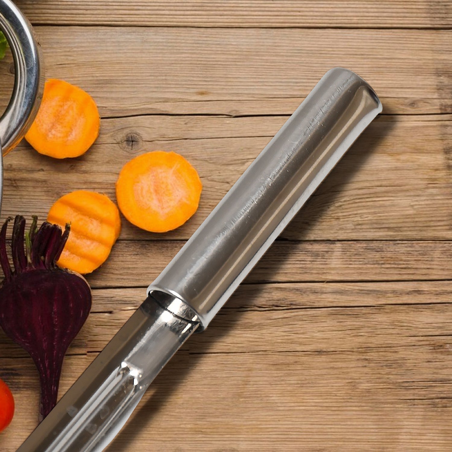 5639 Multi-purpose Stainless Steel Peeler With Handle For Vegetables Potato Peeler Carrot Grated Suitable For Peeling And Shredding Fruit And Vegetables Kitchen Accessories Piller (12 Pcs Set) Wukusy