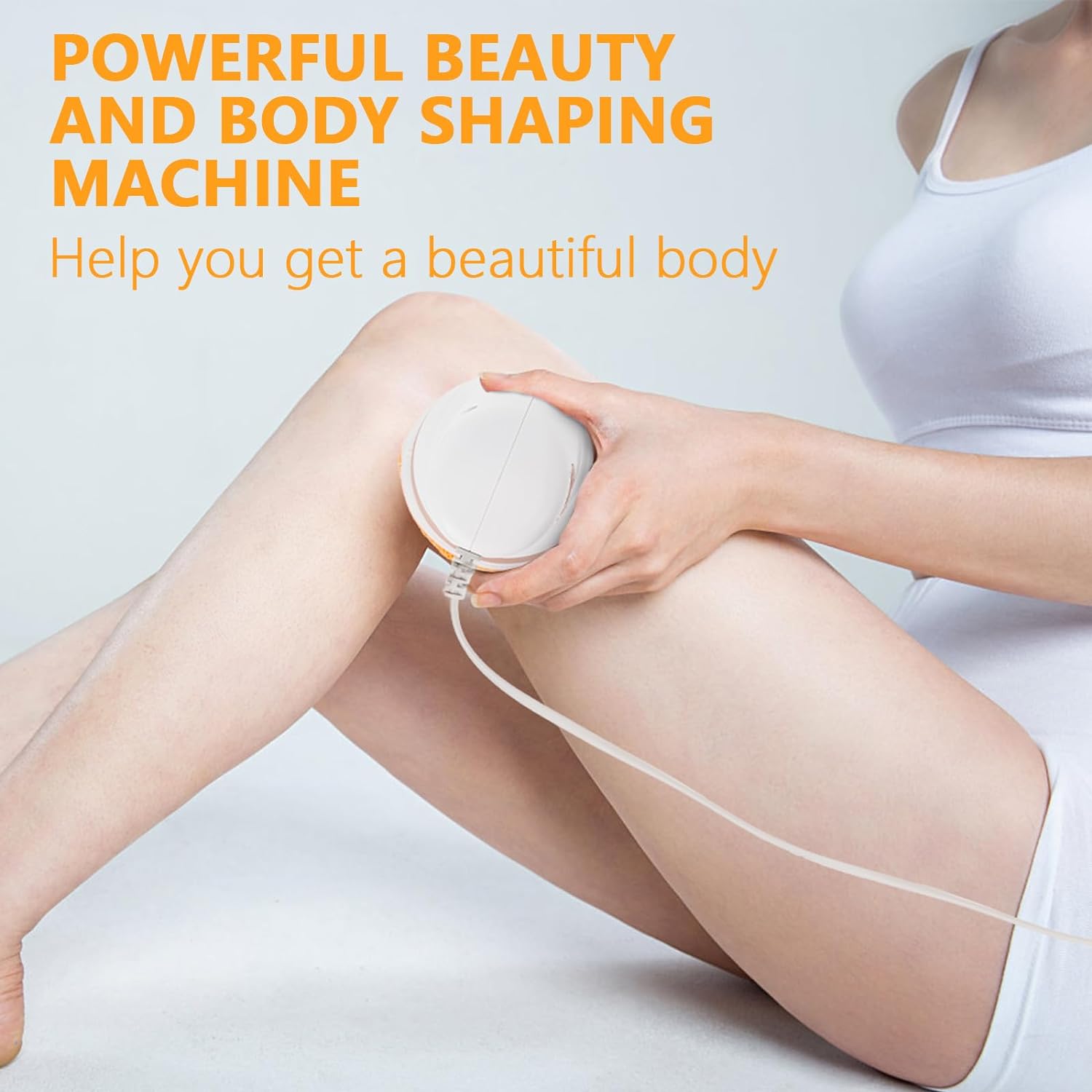 7293 Body Massager Shaping Machine  Body Sculpting Massager With 3 Washable Pads Adjustable Speeds  Electric Handheld Massager For Belly Waist Legs Arms Butt (1 Pc) Wukusy