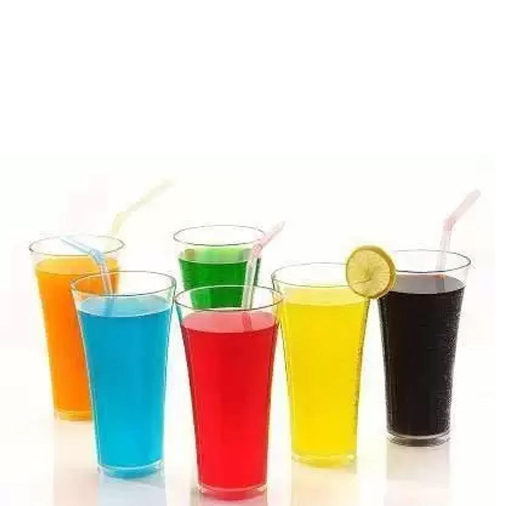 0630 Stylish Look Plastic Juicy Glass Transparent Glasses Set 300ml (6pcs) Wukusy