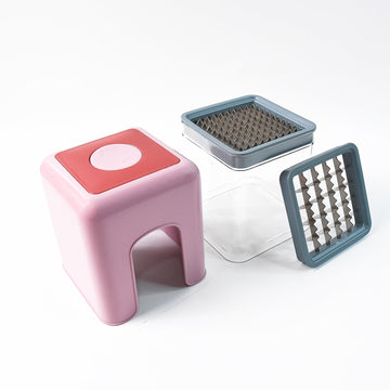 Apex Heavy Duty Potato Chipser  Vegetable Chopper With Dual Blade Set Wukusy