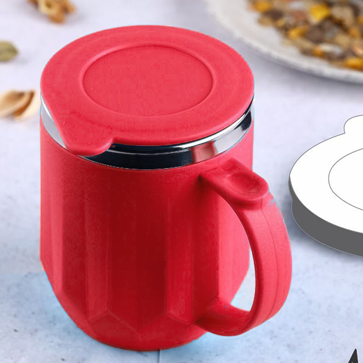 Apex Stainless Steel Insulated Mug 350ml (1 Pc) Wukusy