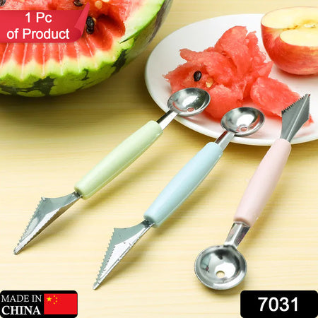 7031 Multifunctional Stainless Steel Fruit Vegetable Pattern Carving Knife Peeler Corer Spherical Dig Ball Scoop Garnishing Dig Ball Spoon Kit. Wukusy